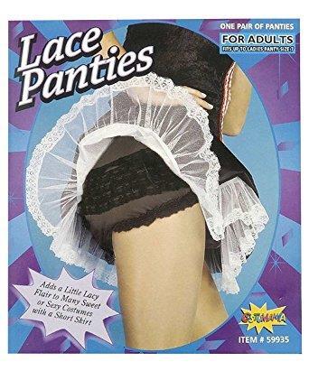 Forum Novelties Lace Panties Adult Ladies Up to Sz 7 Costume 59935 FAST SHIP D31