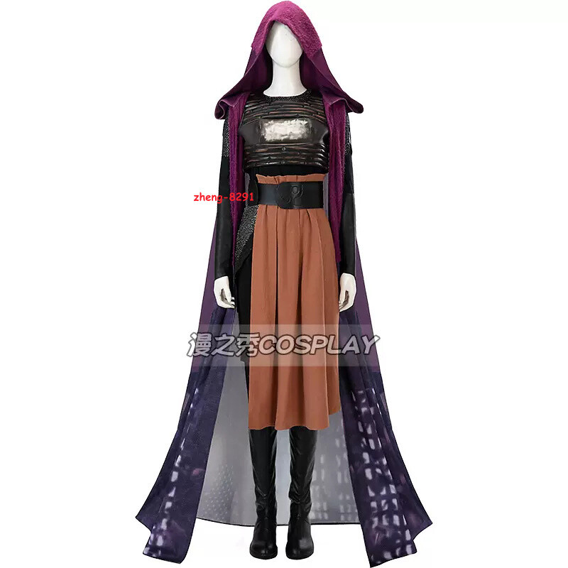 The Acolyte Mae Halloween Costume Outfit Star Wars Adult Cosplay Women Suit Shoe