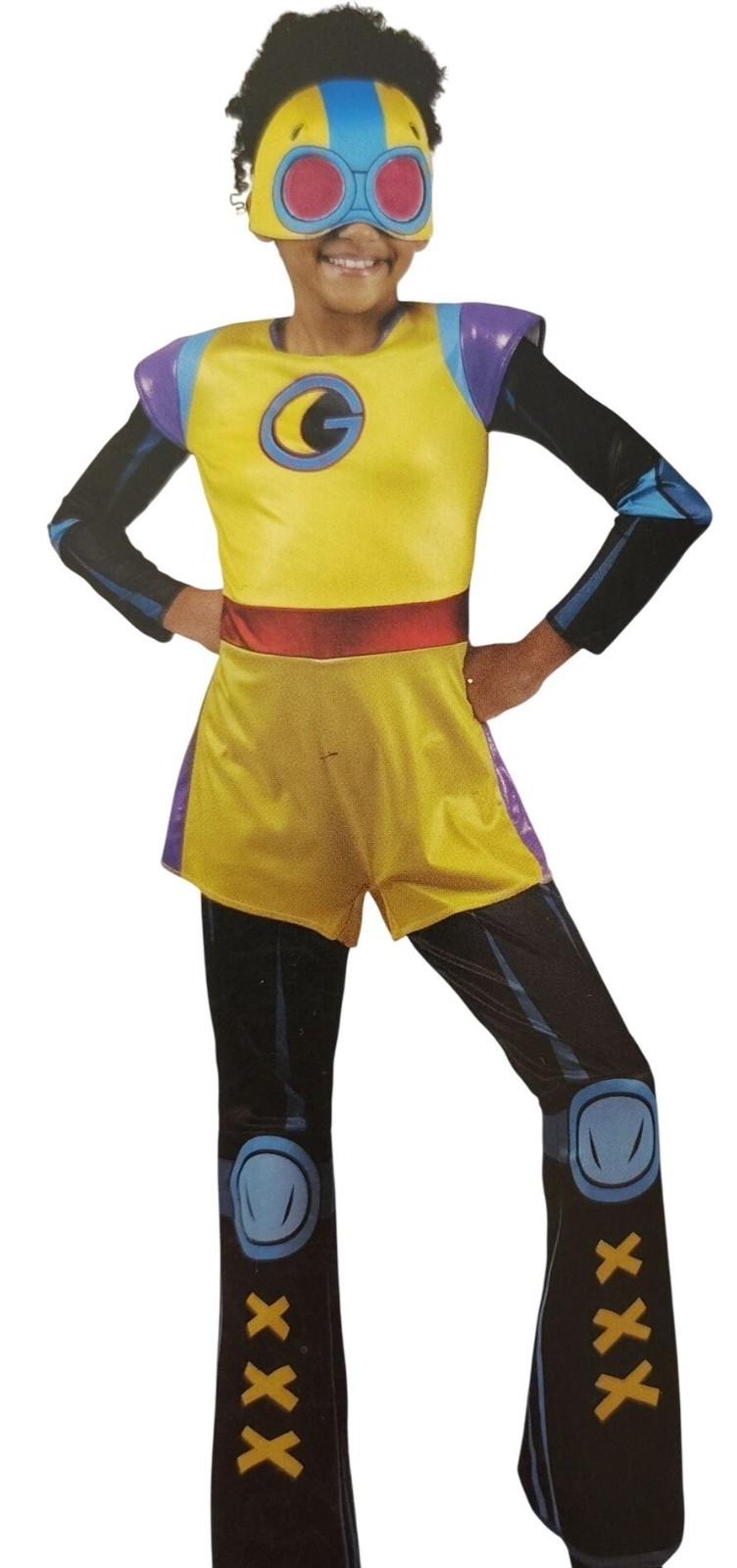 Marvel Girls S (6/6X) Moon Girl Complete 2 Piece Halloween Costume