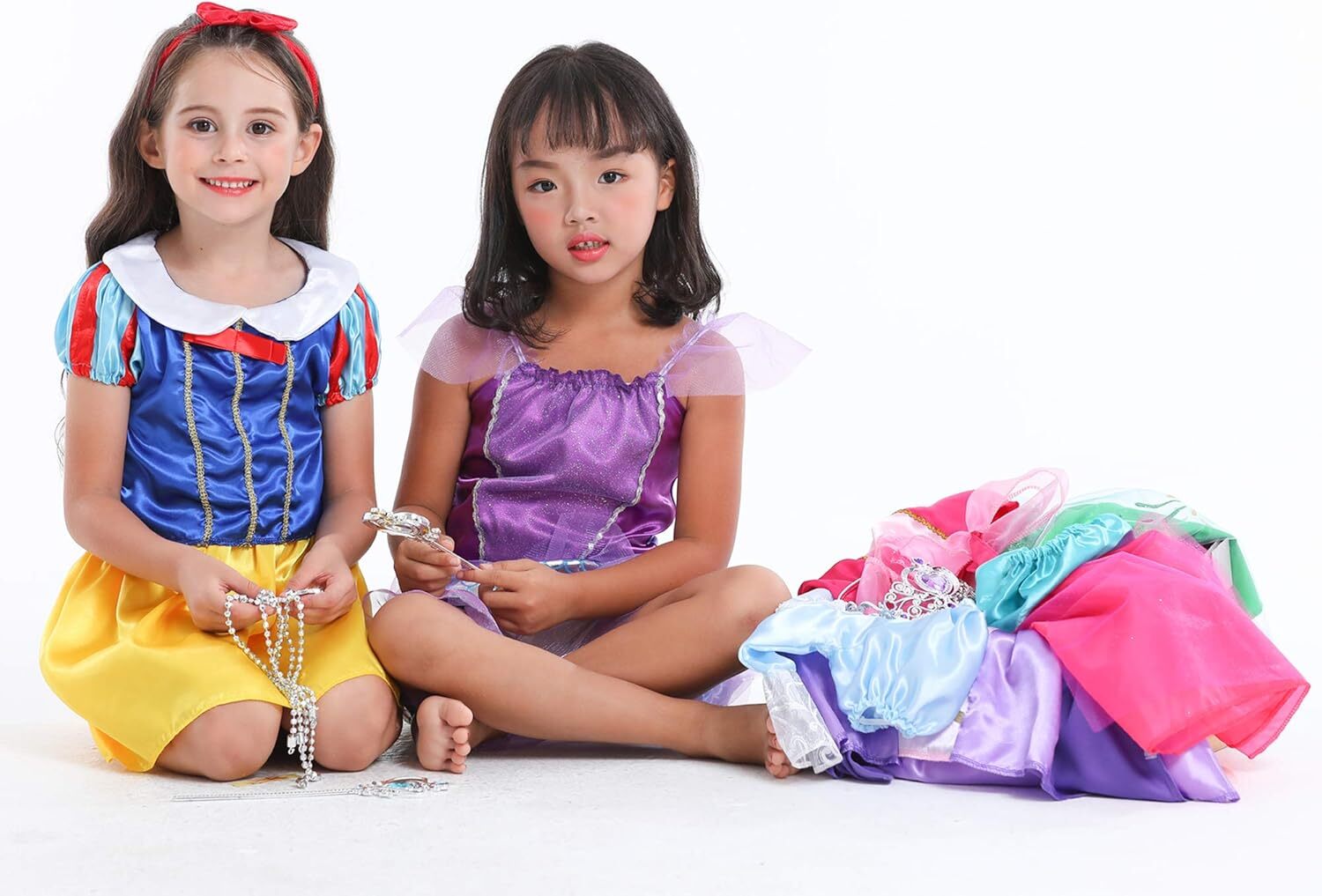 Vgofun Princess Dress Up Trunk 5 Costumes For Girls Age 3 To 6 Years