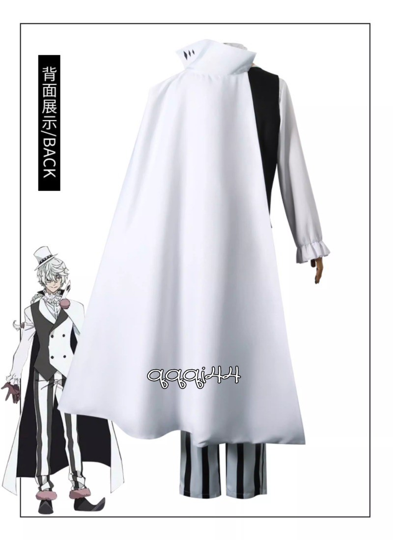Bungo Stray Dogs Dazai Osamu Cosplay Suit Cloak Comic Exhibition Costume Wig 1PC