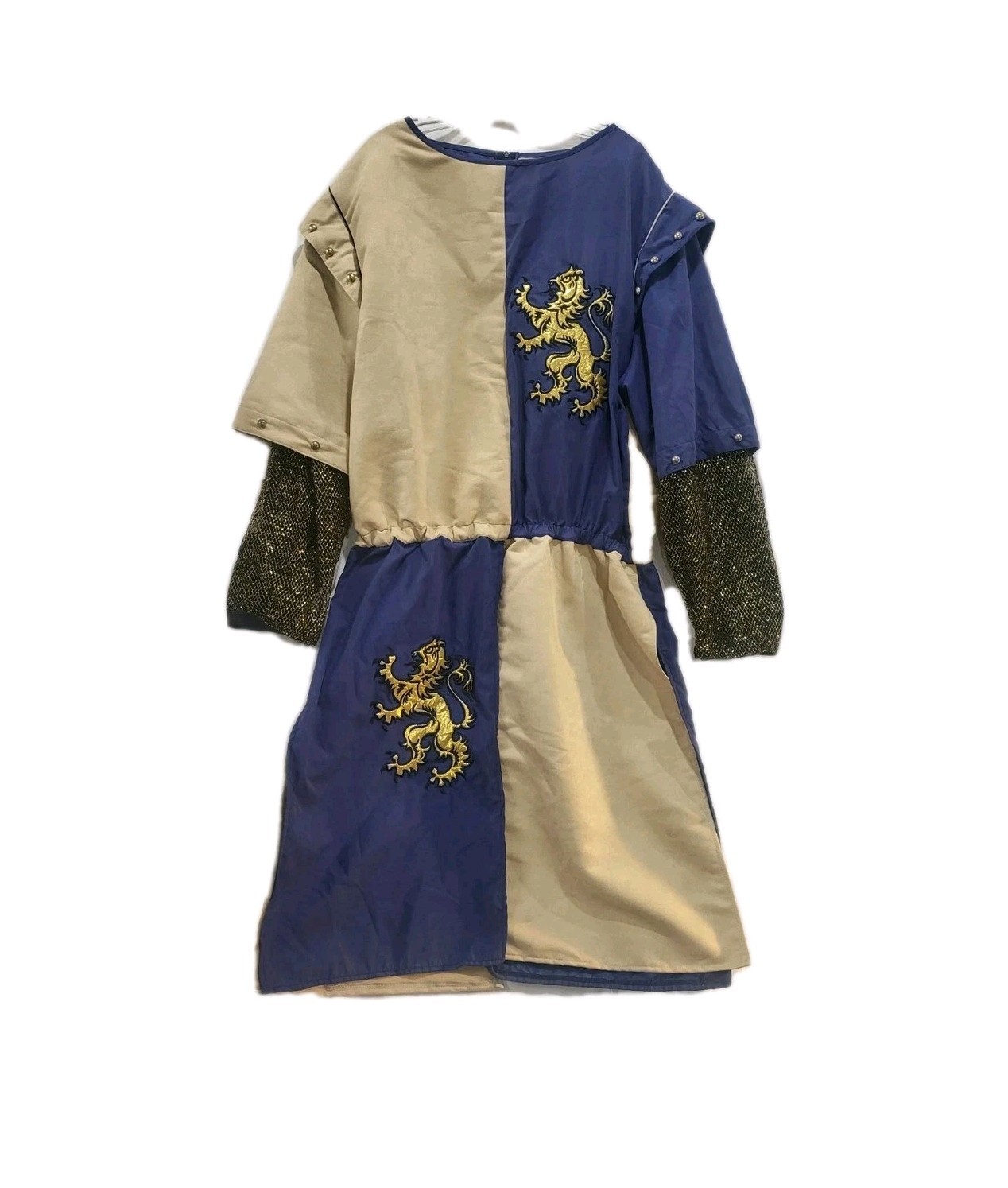SECRETS Mens PURPLE CREAM FAUX SUEDE Midieval Knight Costume XL
