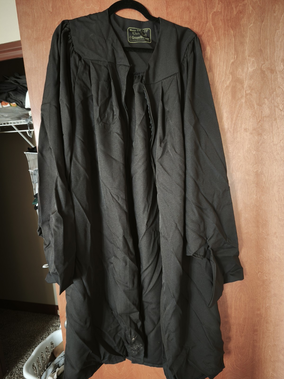 GreenWeaver Master Graduation Hooded Black/Yellow/Red One Size