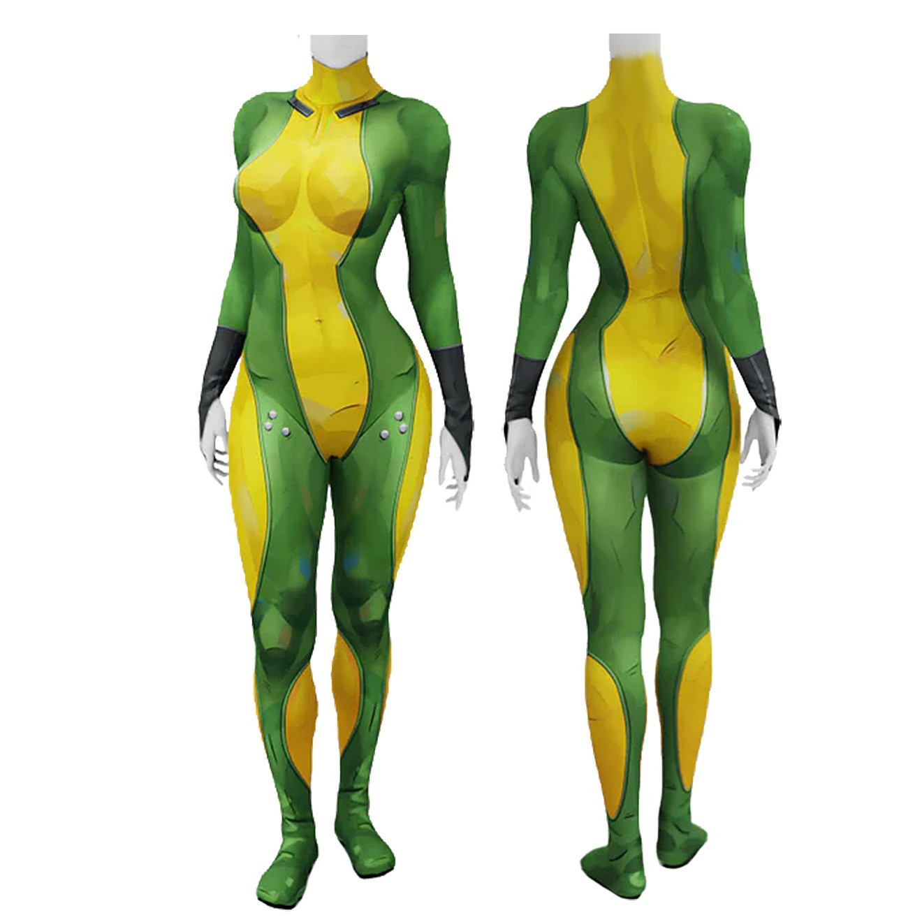 X-Men Rogue Jumpsuit Cosplay Anna Marie Rivals Suit Costume Halloween Adult Kids