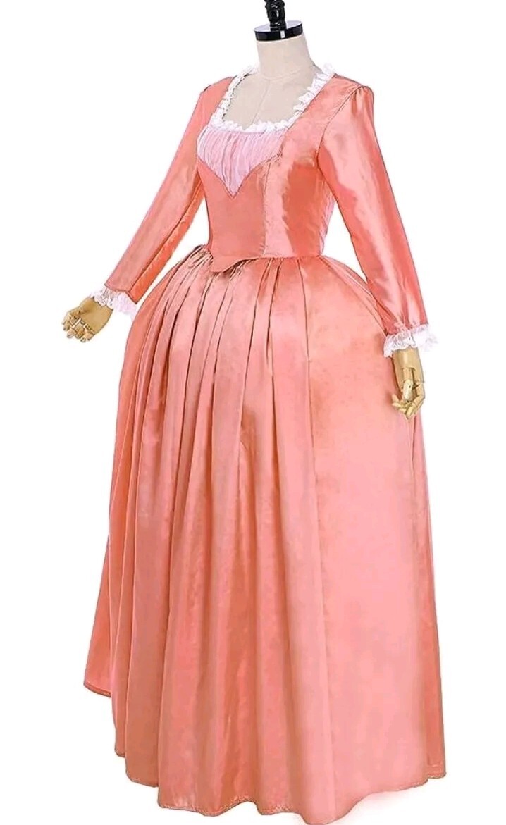 Youth Civil War Dress Gown Hamilton Ball Room Historical Wedding Costume
