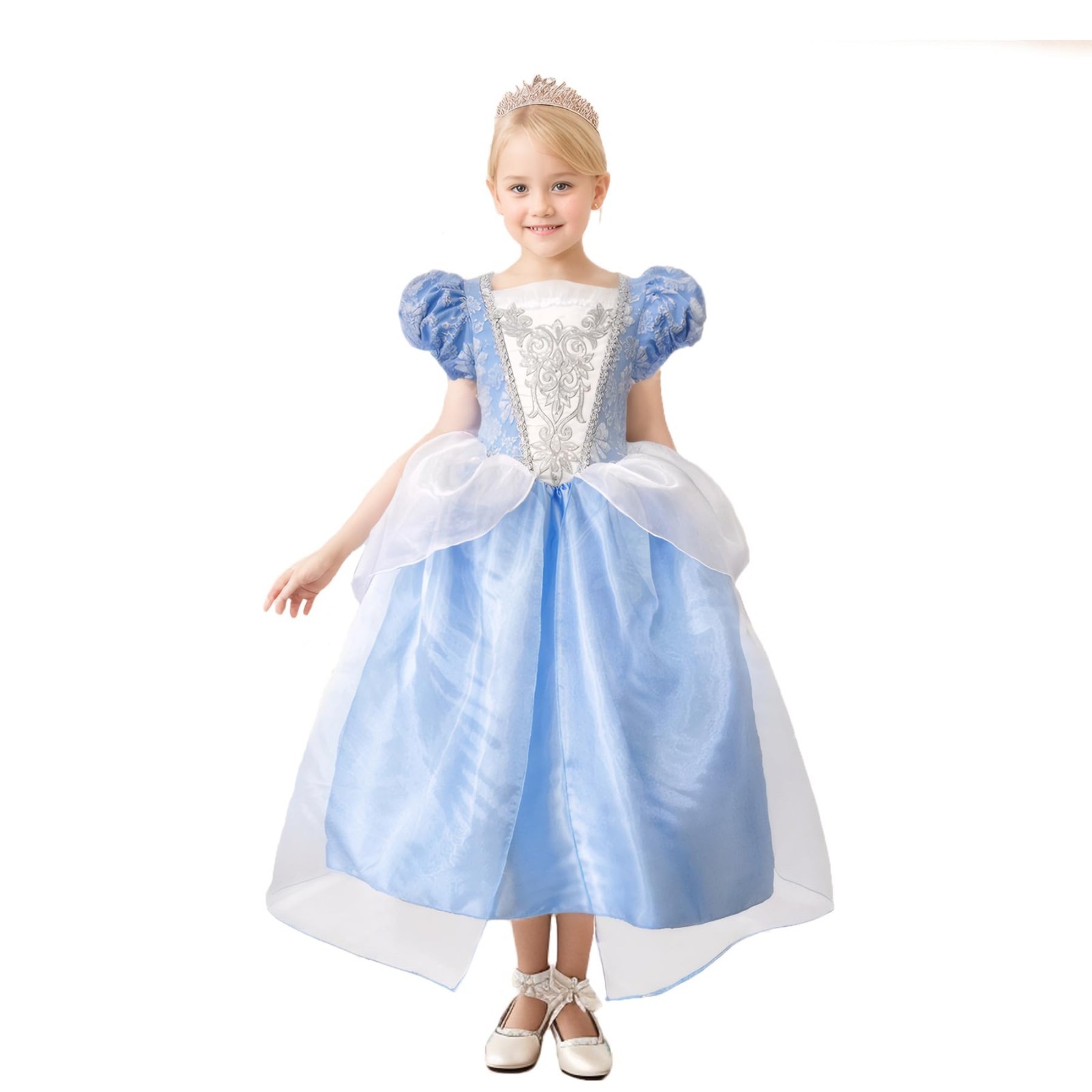 Fairy Halloween Costume for Girls – Tinkerbell Dress Up, Birthday Party Dress wi