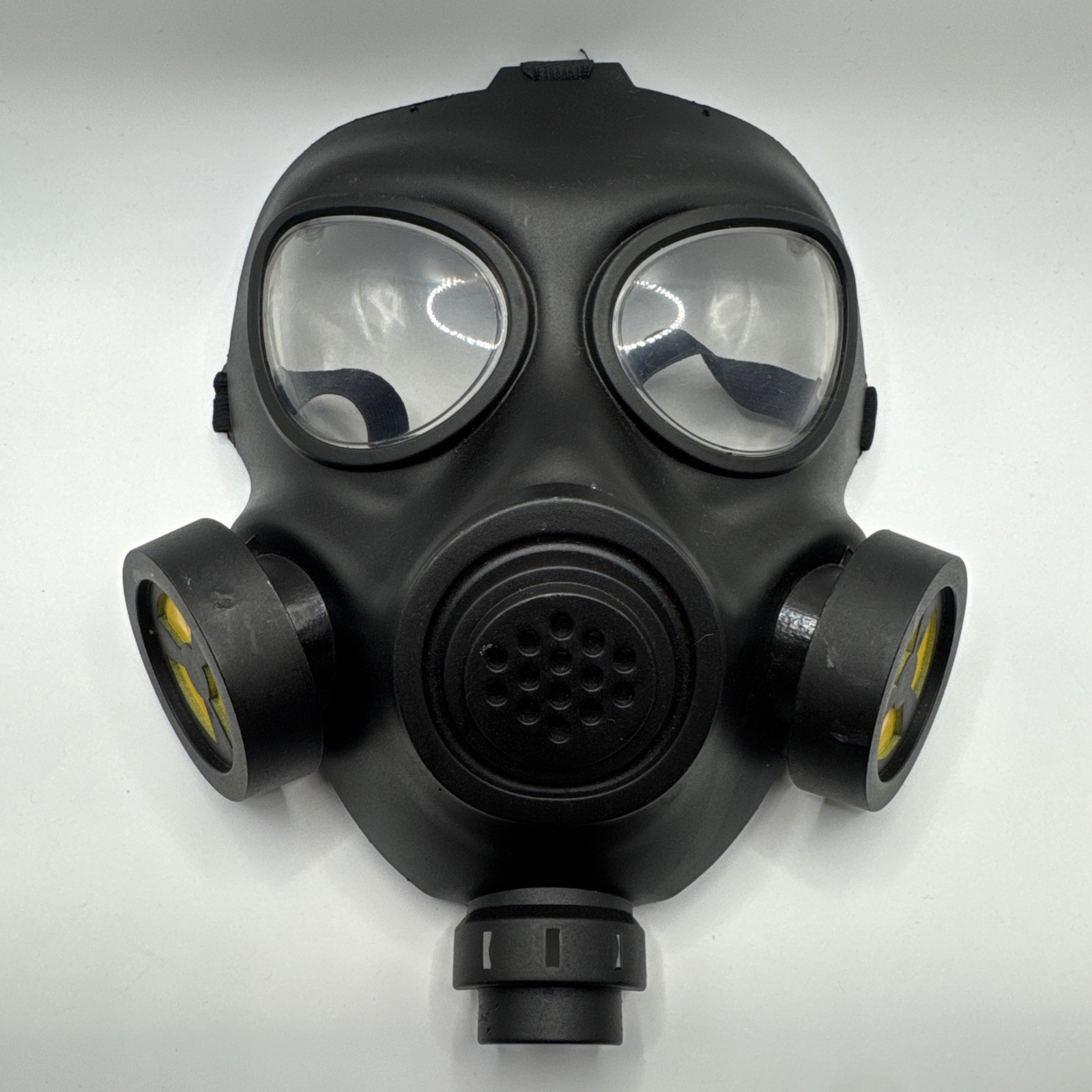 Black Gas Mask Steampunk Cosplay Halloween Costume EUC