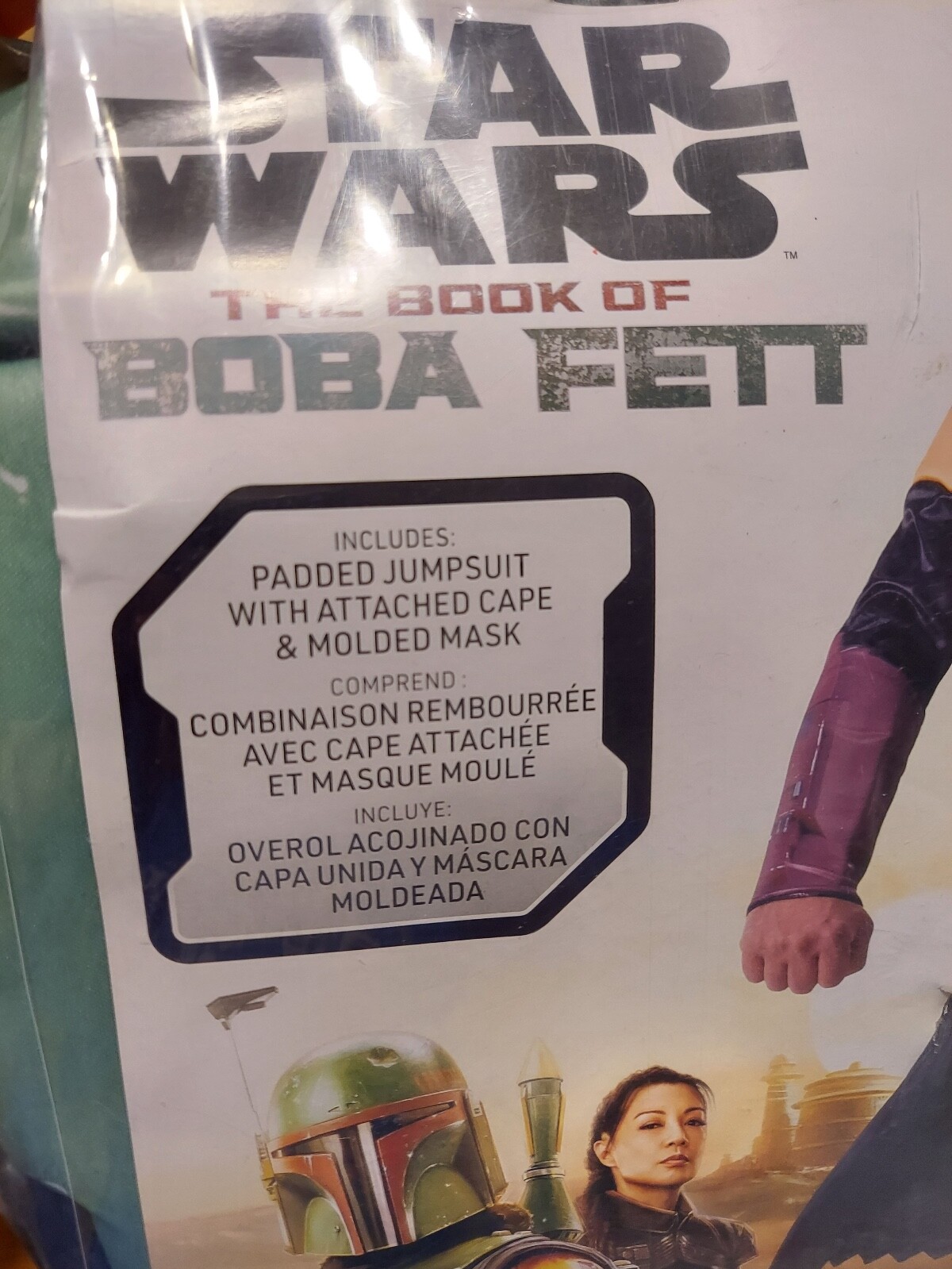 Boba Fett Adult Halloween Costume Muscle Chest Star Wars XL 36-38 Jazwares