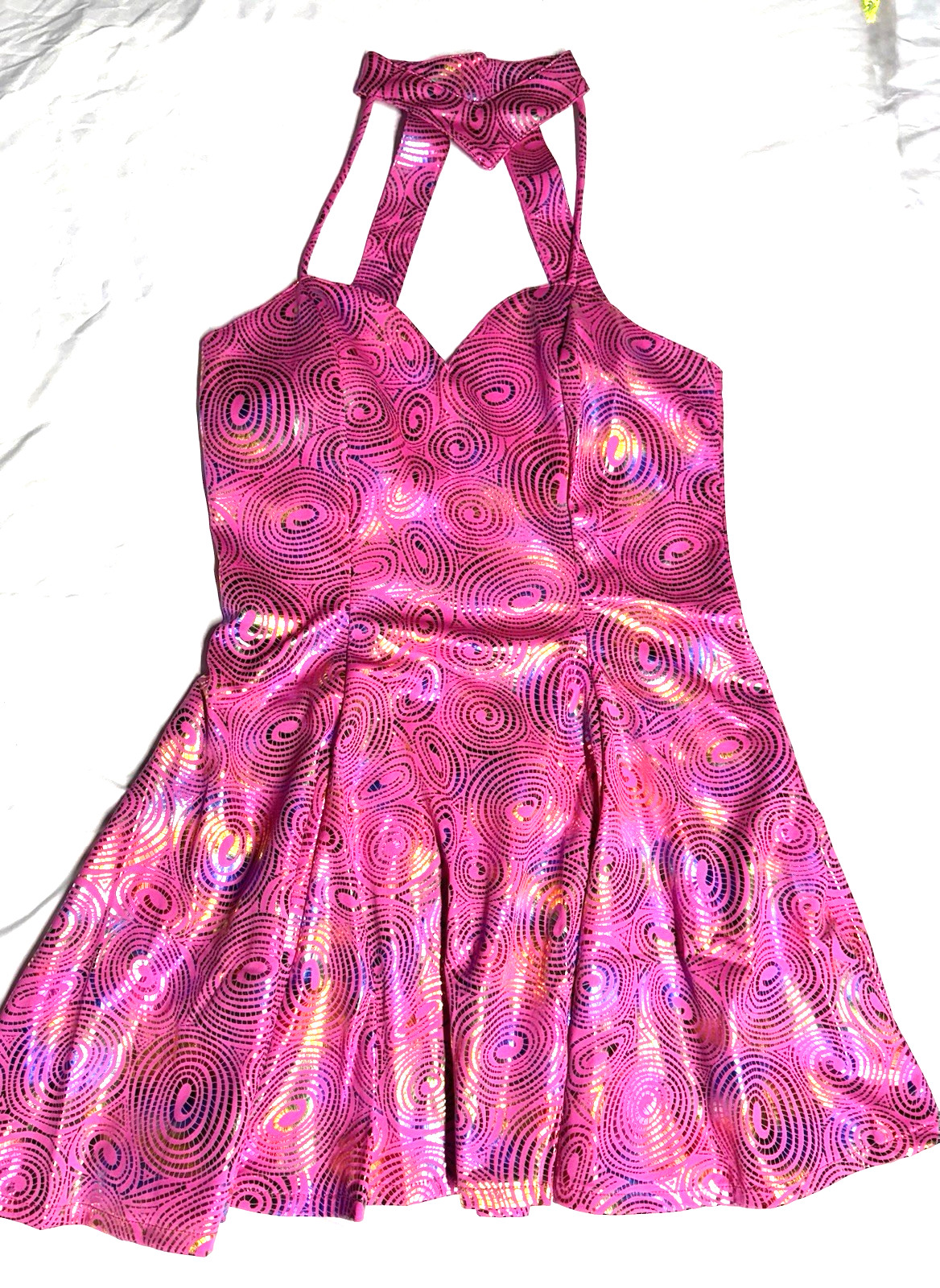 70’s Disco Girl – 1970’s Style Dress – High Quality Tabi’s Characters-Large