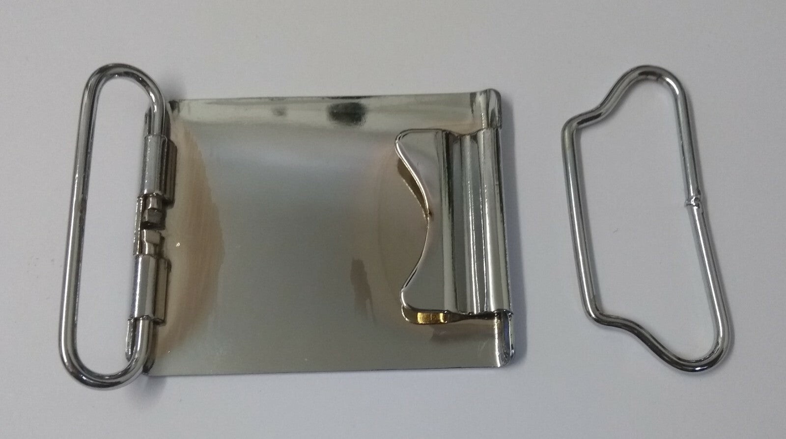 Genuine Issue Plain Chrome Plate Ceremonial Parade Belt Buckle STD258