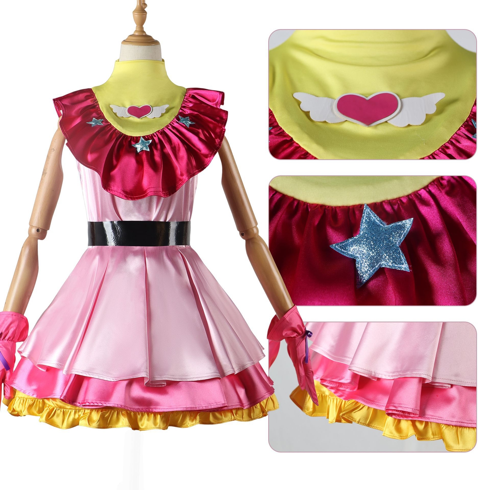 Oshi no Ko Ai Hoshino Wigs Cosplay Costume Halloween Carnival Suits Fancy Dress