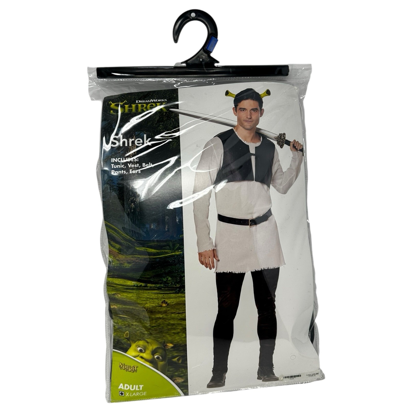 Shrek Adult Costume Size XL Spirt