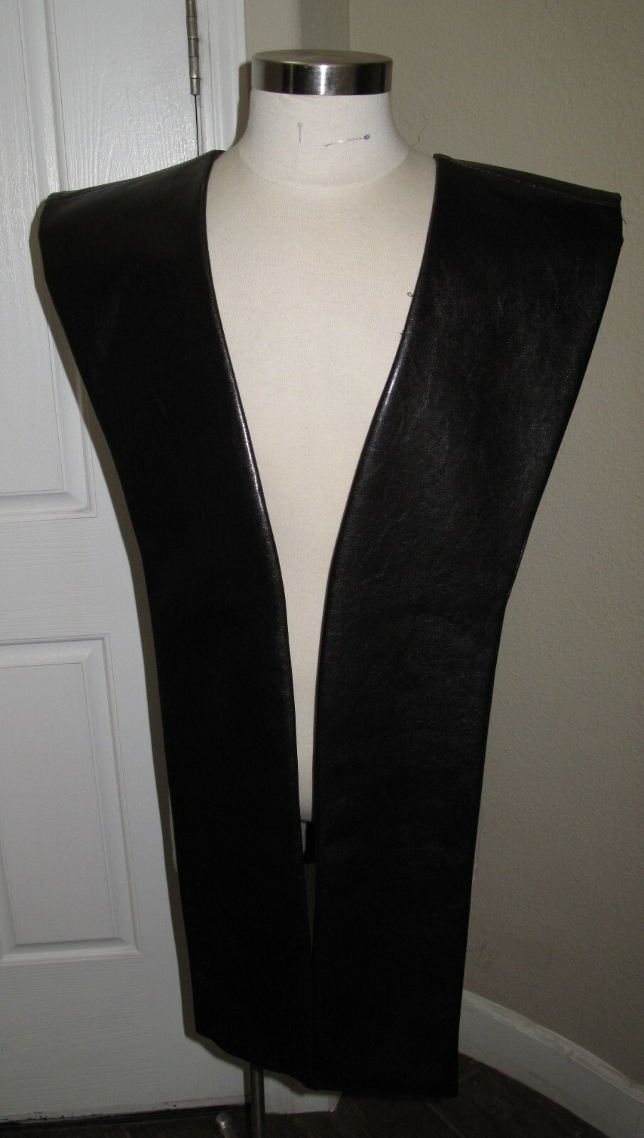 Anakin Skywalker Episode 3 dark chocolate brown Faux Leather tabards ,reversible
