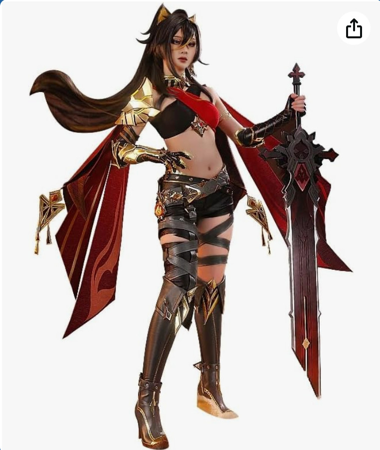 Pre-Owned Dehya Genshin SR Cosplay Costume – Doki Doki (no longer sold)