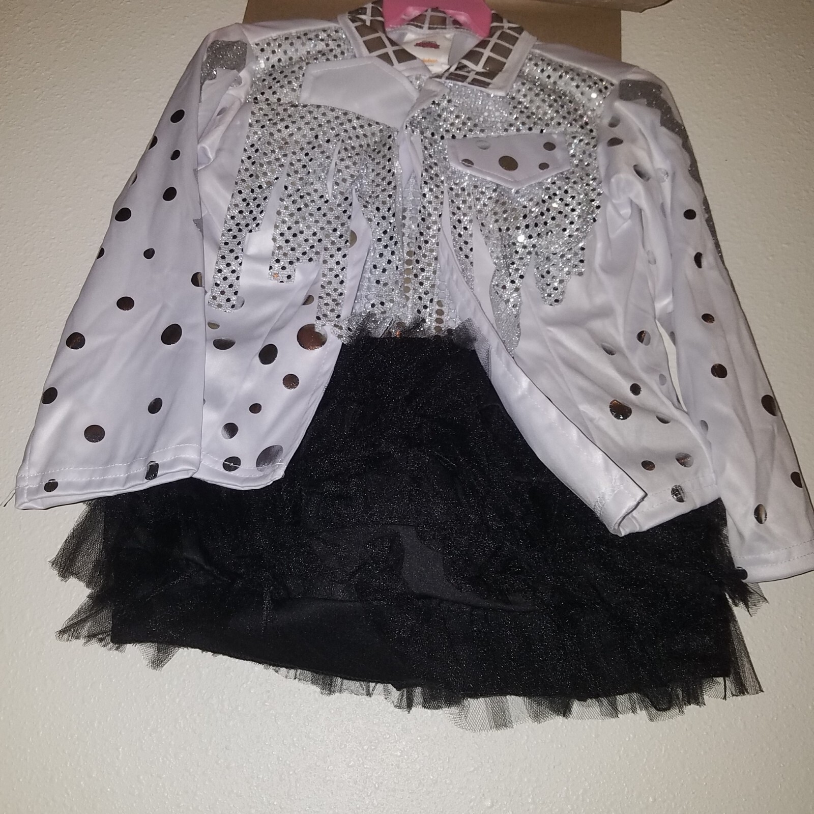 NEW That Girl Lay Lay Halloween Costume Girls Small 6-6X Dress Jacket Tiara