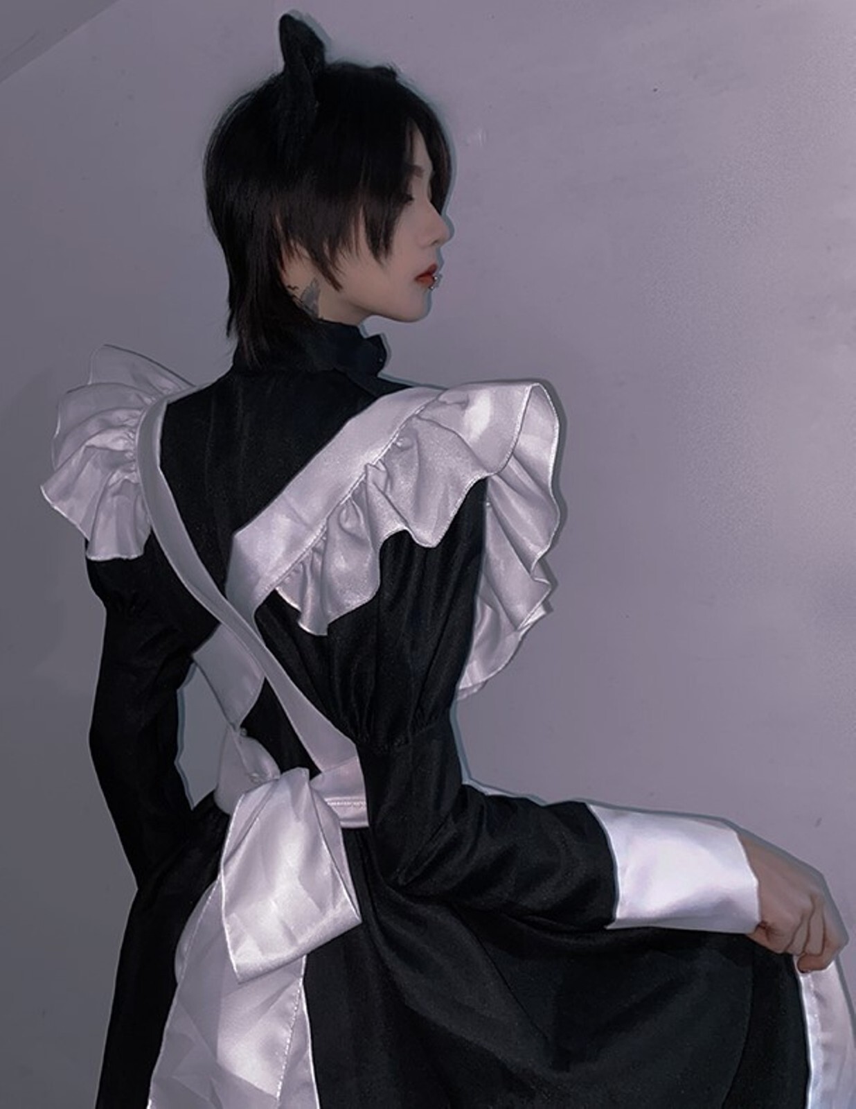 Male Unisex French Maid Costume High Quality M L XL 2XL 3XL
