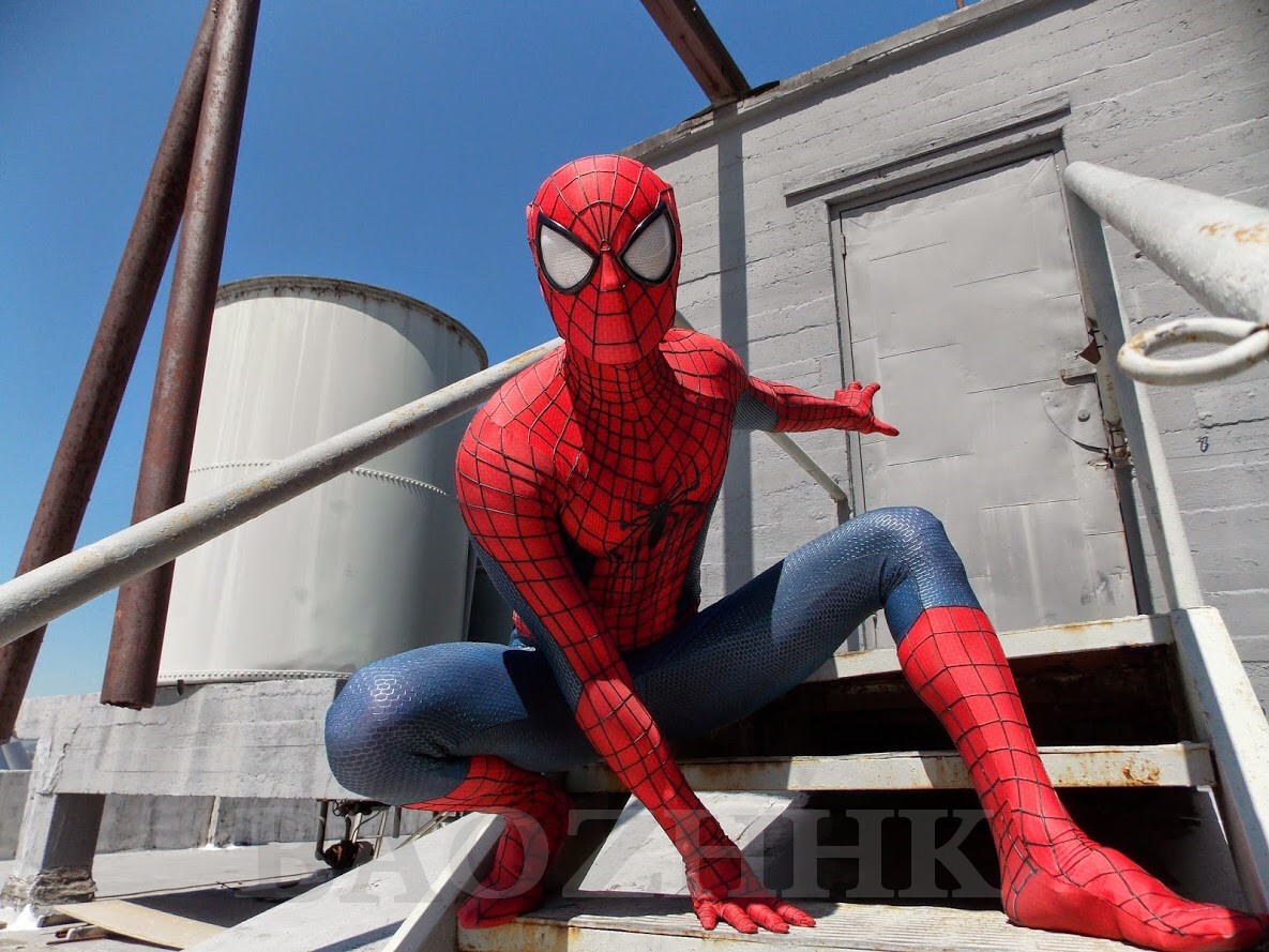 The Amazing Spiderman TASM 2 Jumpsuit Spider-man Cosplay Costume For Adult/Kids