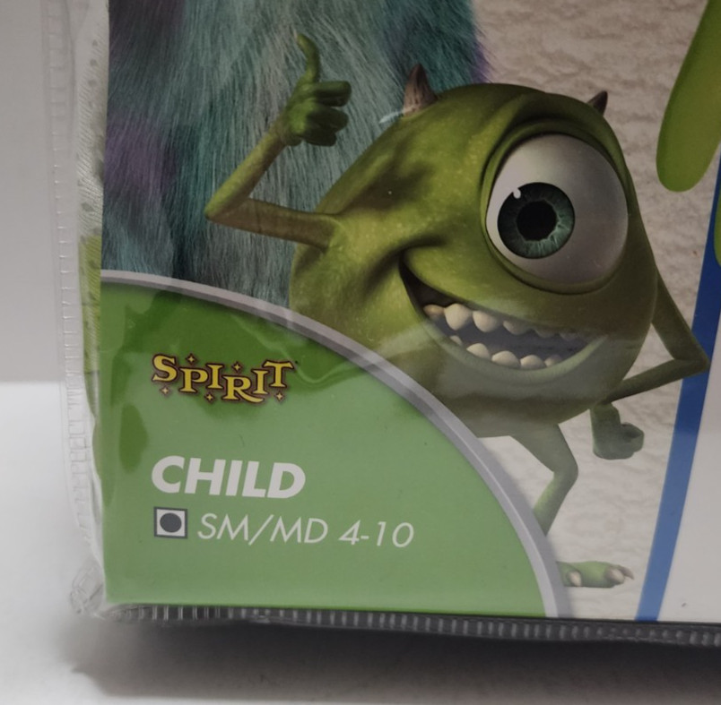 Monsters Mike Wazowski Child S / M 4-10 Spirit Halloween Inflatable Costume