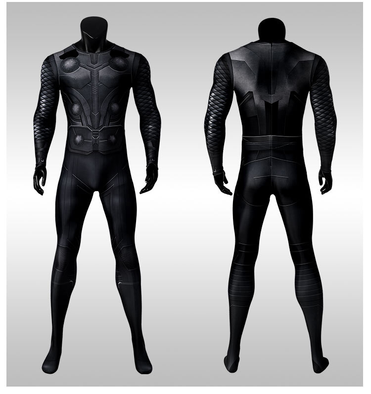 Avengers:Infinity War Thor Cosplay Jumpsuit+Cape Costume Collection Party Outfit