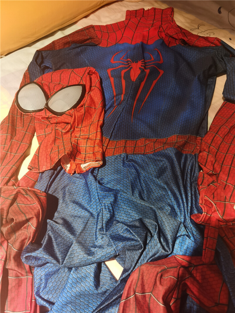 The Amazing Spiderman TASM 2 Jumpsuit Spider-man Cosplay Costume For Adult/Kids