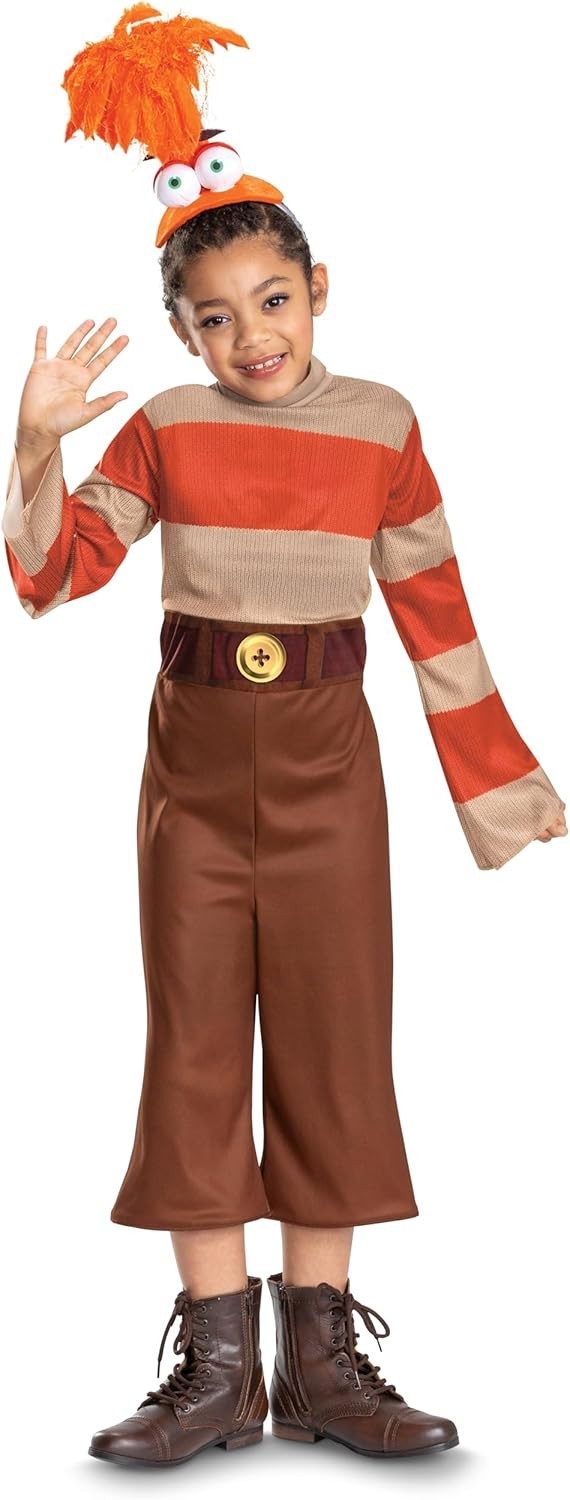 Disguise Inside Out 2 Anxiety Costume Small 4-6X Kids Official Halloween Cosplay