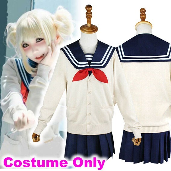 Sailor School Uniform Anime Cosplay Complete Outfit, toga my hero academia bnha