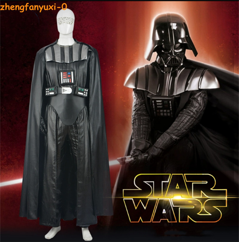 Star Wars Darth Vader Men’s Cosplay Costume Cloak Jumpsuit Accessories Outfits
