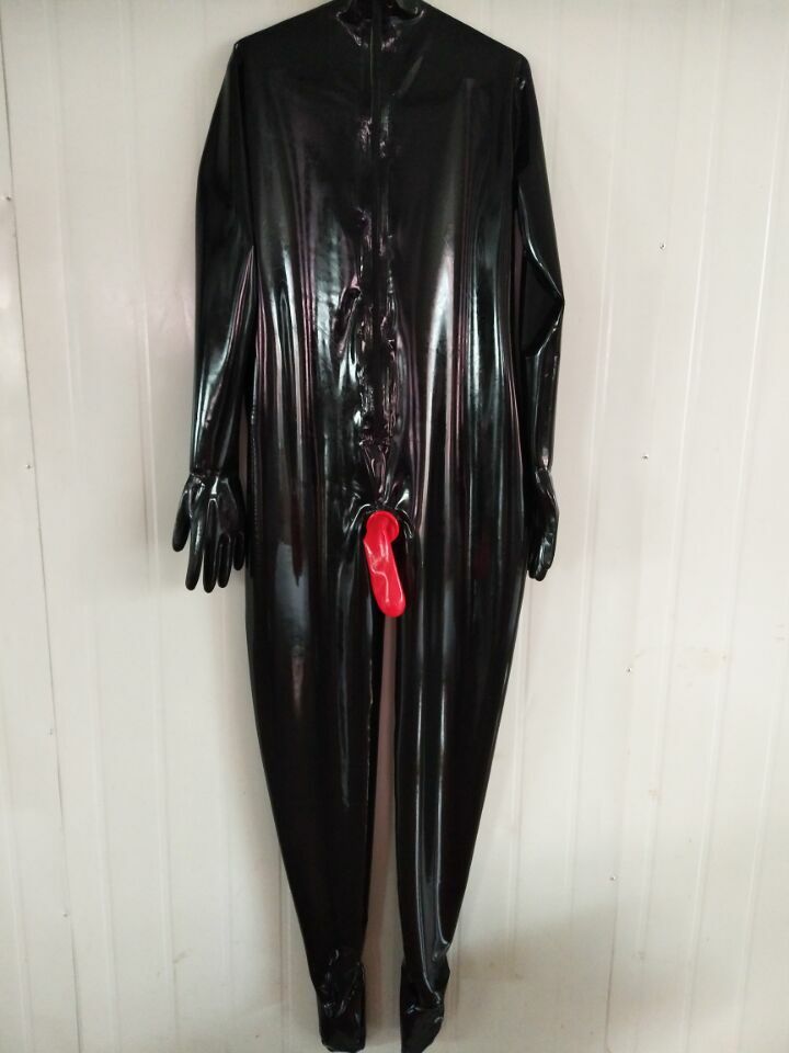 Latex Rubber Gummi Catsuit Ganzanzug Suit handmade Bodysuit 0.45MM Cosplay