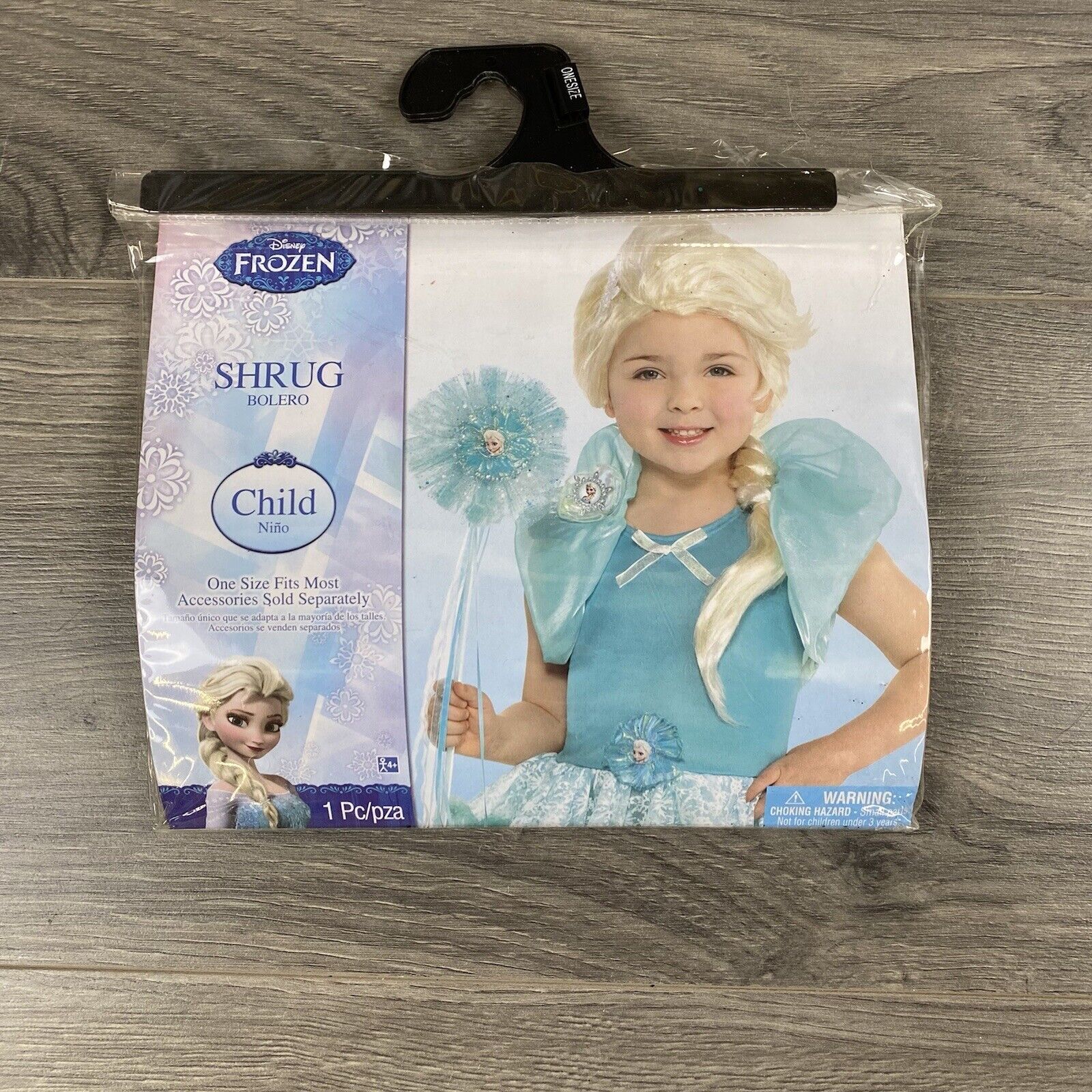 Disney Frozen Queen Elsa Shrug Bolero DressUp Halloween Size Child Princess