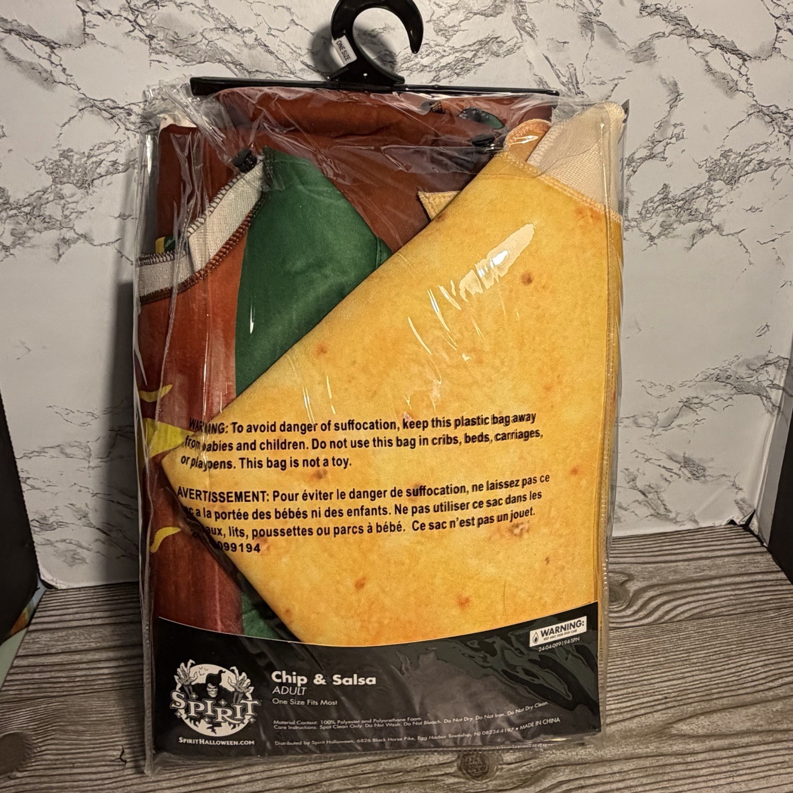 Spirit Halloween Chips and Salsa Adult Couple’s Costume One Size Fits Most