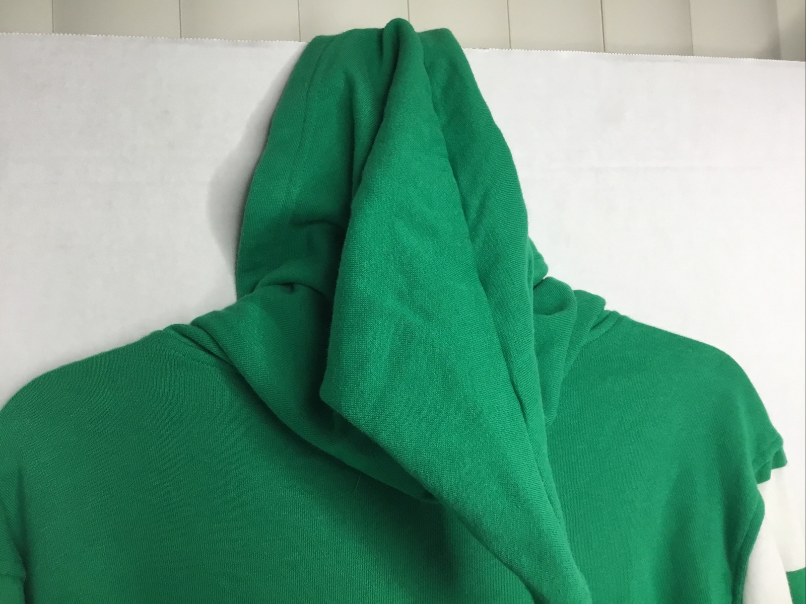 Christmas Hoodie Sweater Green Elf Overall Print Pullover Size L By Holiday