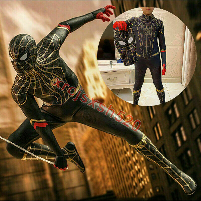 The Spider-man No Way Home Jumpsuit Spiderman Cosplay Costume Xmas Halloween
