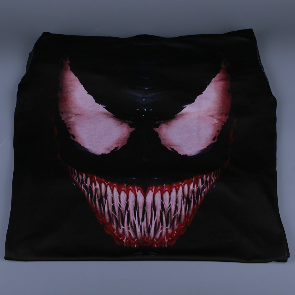 2018 New Venom T-Shirts Superhero Venom Men Compression Tights 3D Sport T-Shirts