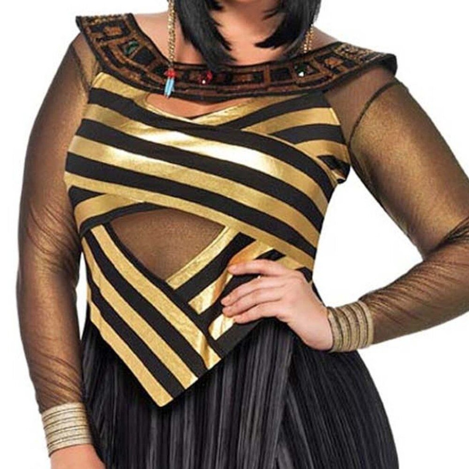 Plus Nile Queen Costume Womens Sizes 1x 2x Halloween Cosplay Roleplay