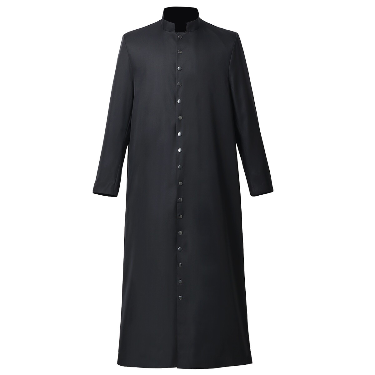 Church Mens Roman Cassock Orthodox Clergy Robe Single Breasted Priest Vestments