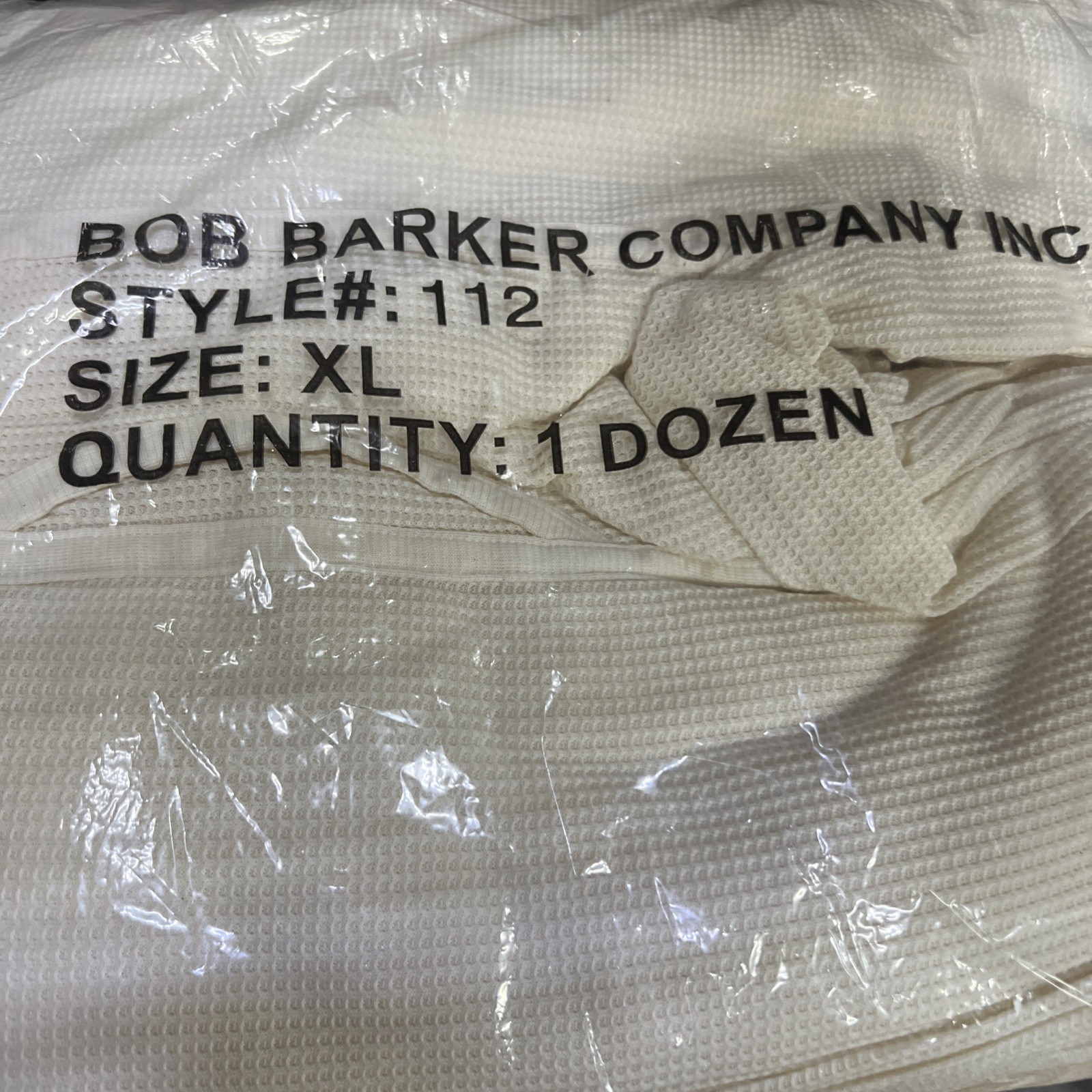 ** LOT OF 12 ** Authentic Bob Barker Thermal Pants ~ Long Underware ~ XL ~ NIP