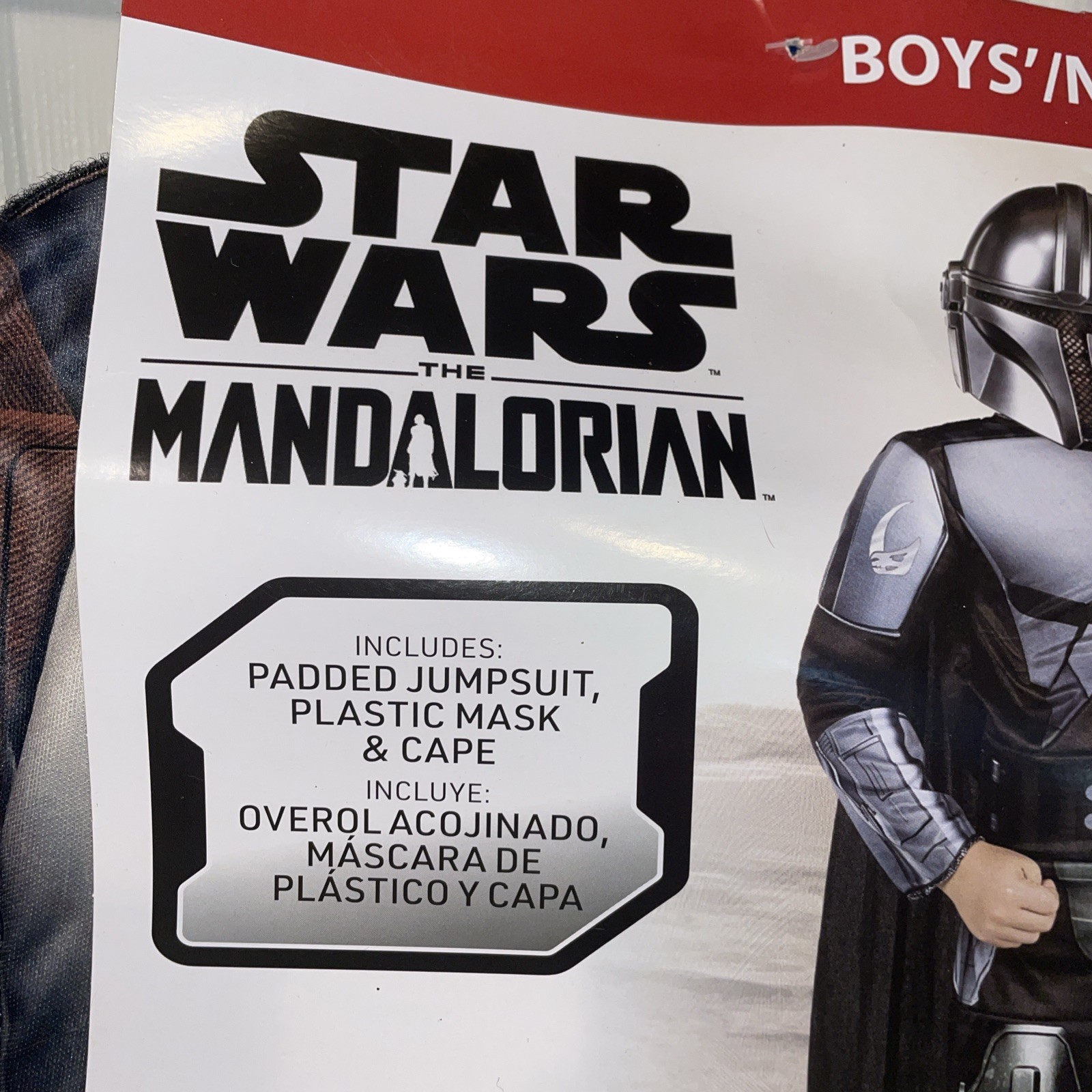 Jazwares Star Wars Mandalorian Halloween Costume Boy’s Medium (8) New