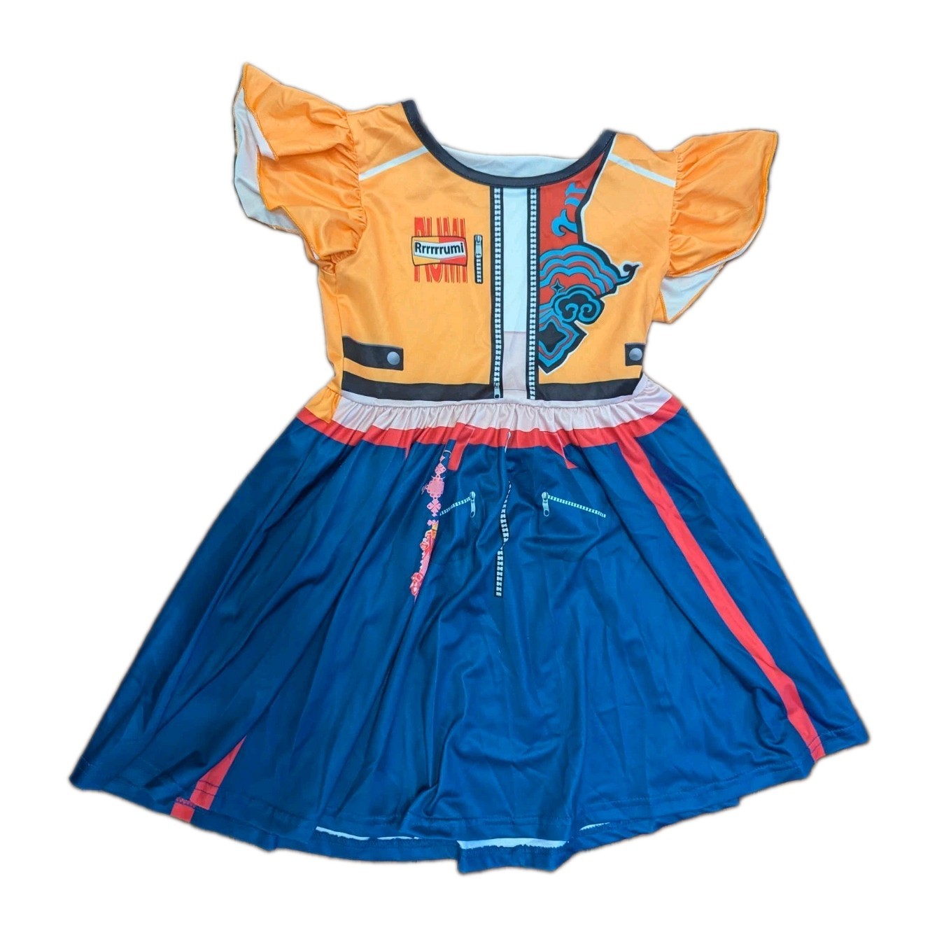 K-Pop Demon Hunters Mira Costume Dress Kids One-Piece Cosplay Size 2T 3T Toddler