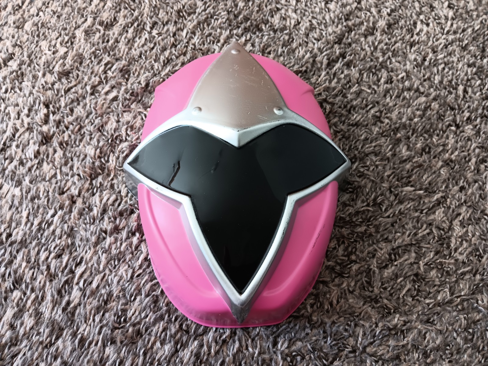 Power Rangers Ninja Steel Pink Ranger Mask Costume Sarah Thompson Helmet 2017