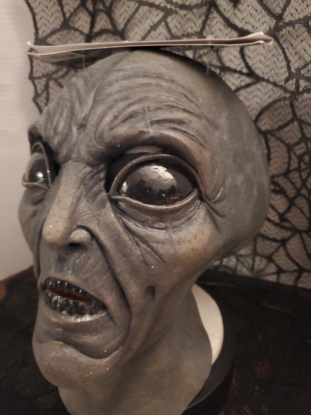 Alien Halloween Mask EVIL INVADER 51 Authentic Ghoulish Productions Area Xfiles