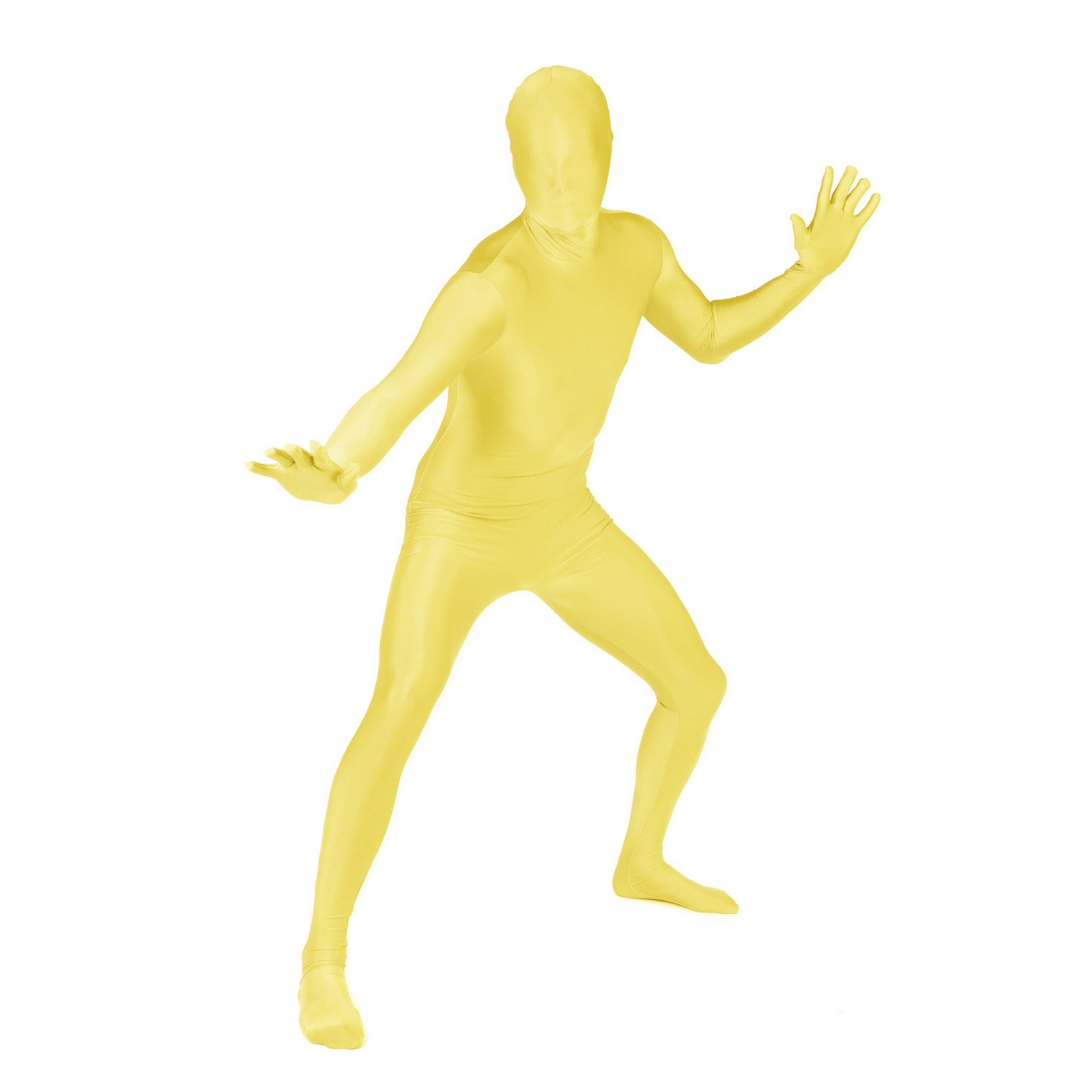 Yellow Morphsuit M – XXL Mens Womens Skinsuit Zentai Suit Halloween Costume