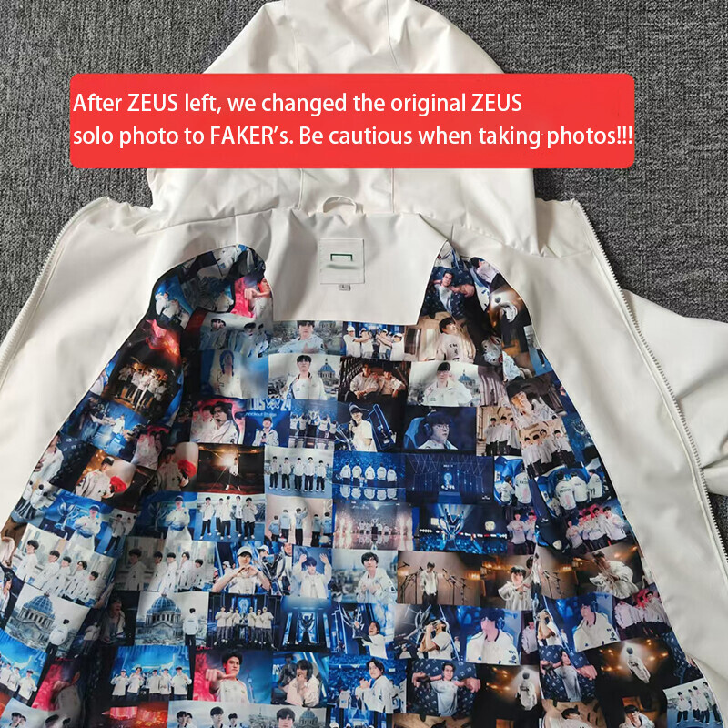 2025 Coat LCK Team T1 Uniform S14 Faker Jacket LOL World Championship Embroidery
