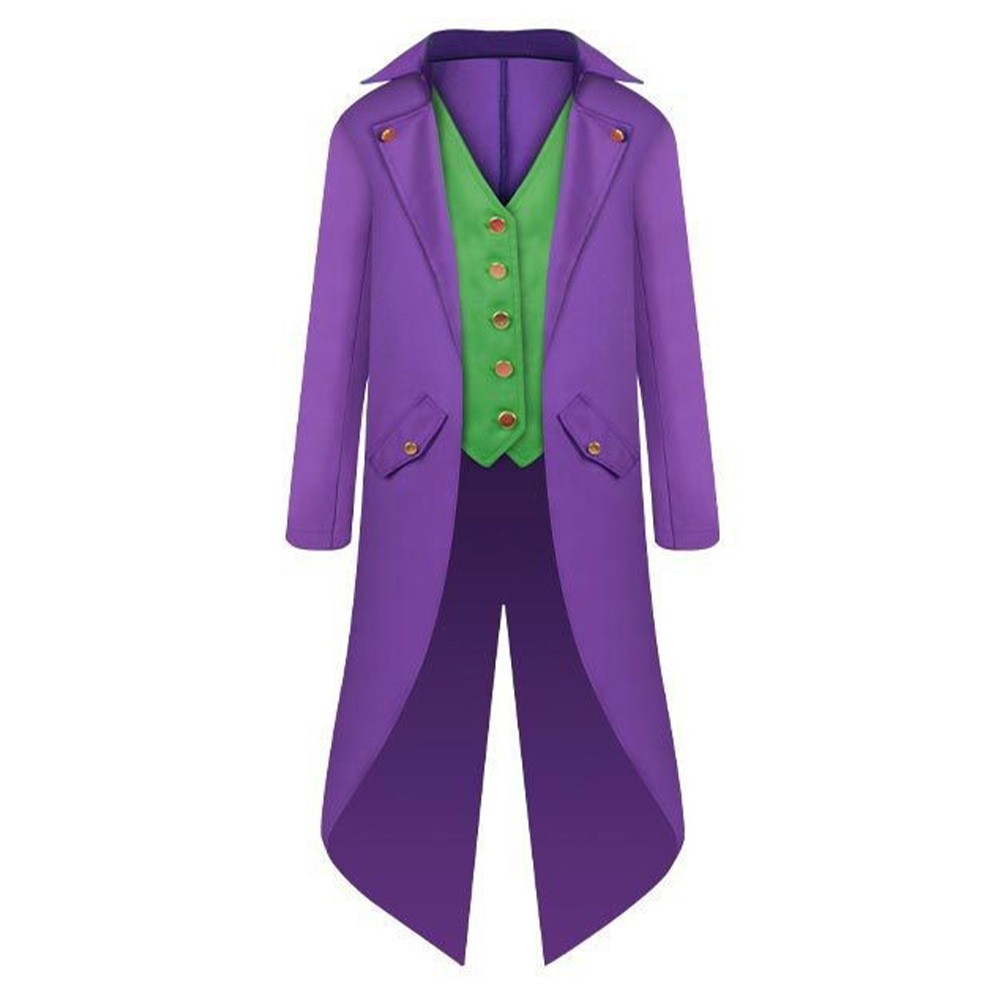 Joker Cosplay Costume The Dark Knight Halloween Carnival Men’s Fancy Dress Suit