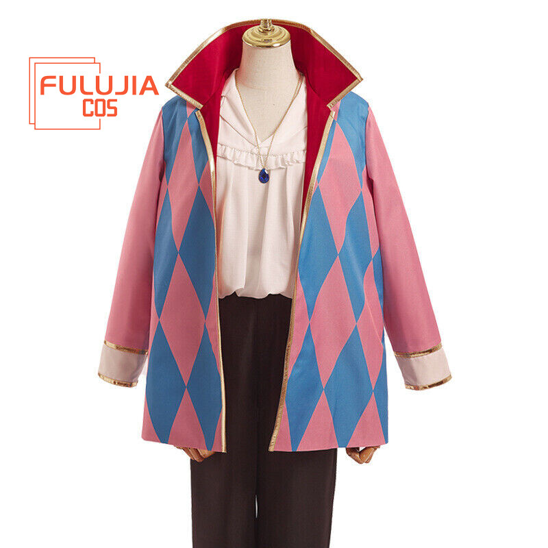 Japan Anime Howl’s Moving Castle Howl Cosplay costume Jacket Coat Shirt