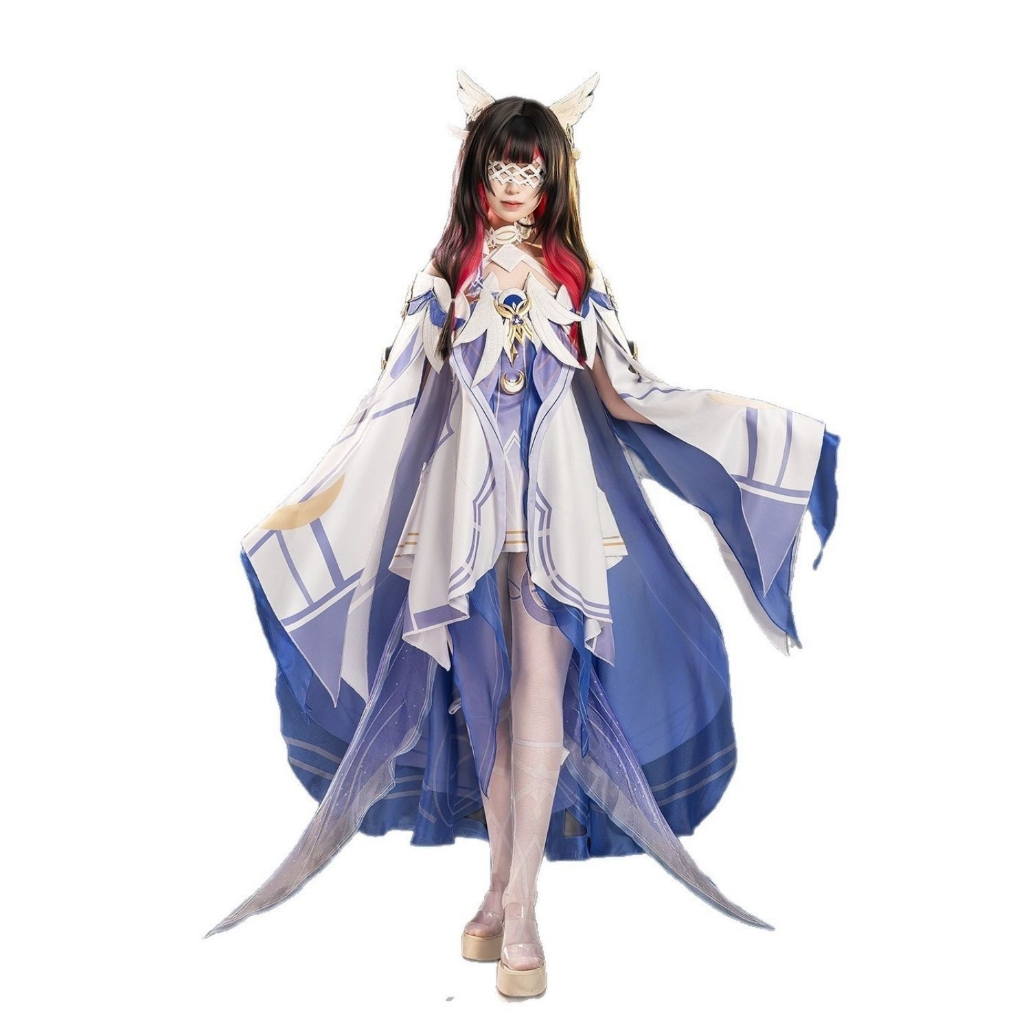 Genshin Impact Columbina Cosplay Costume DokiDoki-R Columbina Hypersalenia Wig