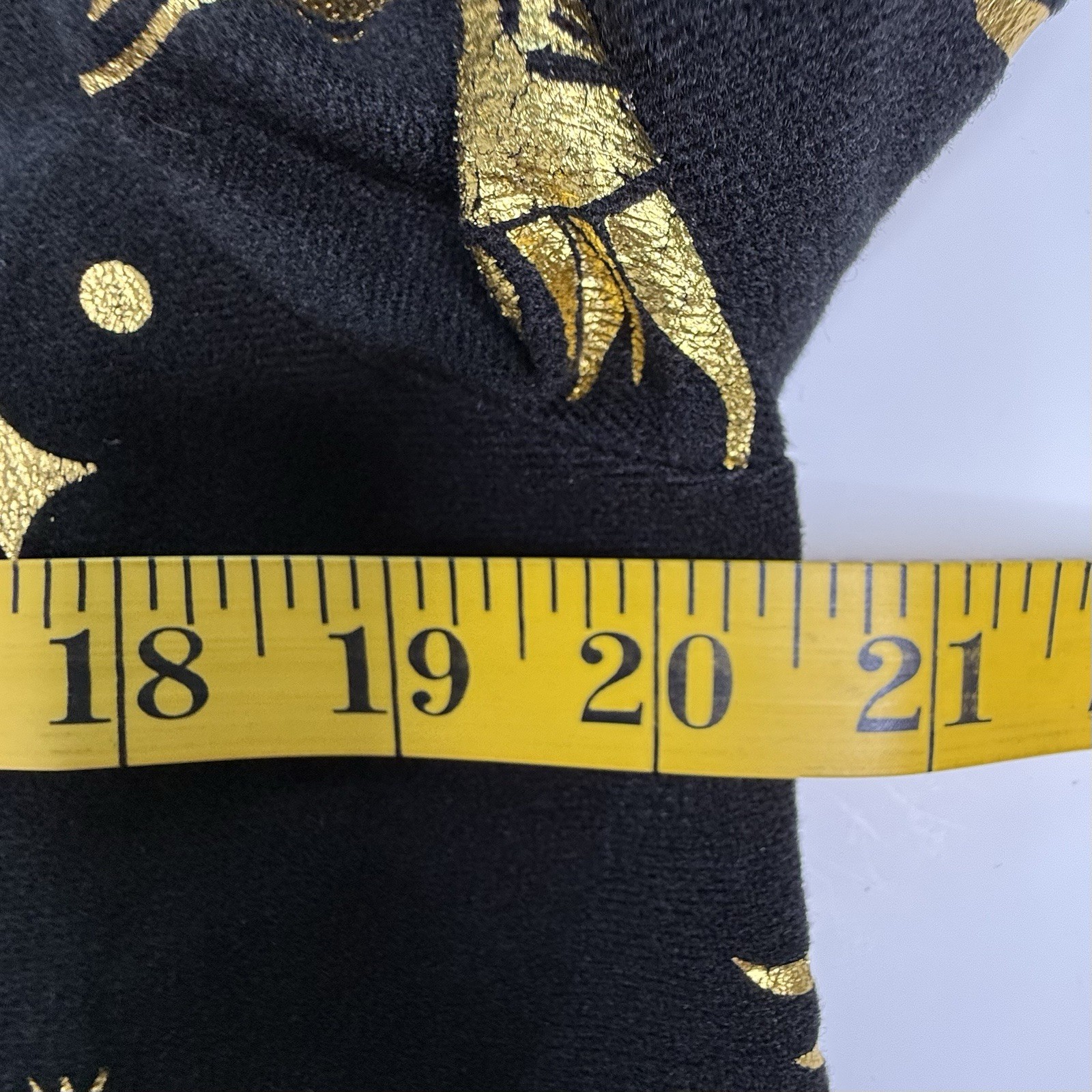 UNDERWRAPS Mystical Cloak Celestial Sun Moon Gold Metallic Black Velvet Kid’s L