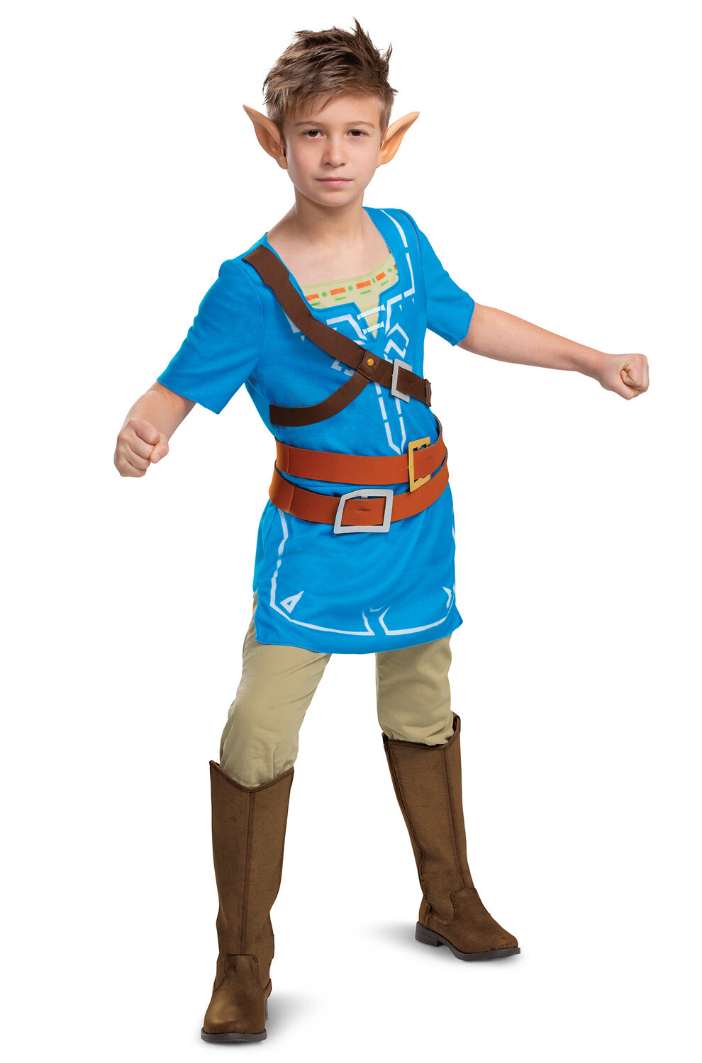 Brand New Link Zelda Breath of the Wild Classic Child Costume