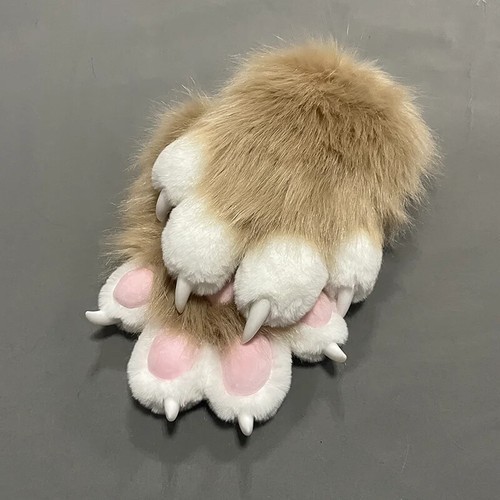 Furry Animal Paws Gloves Fursuit Kigurumi Cosplay Costume Wearable Paw Props