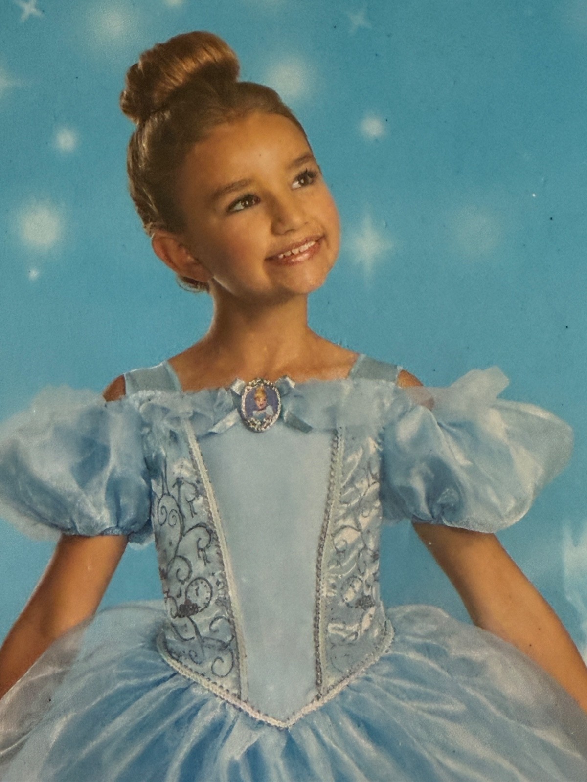 Disguise Disney Princess Cinderella Deluxe Exclusive Girls Costume, Size XS 4/5