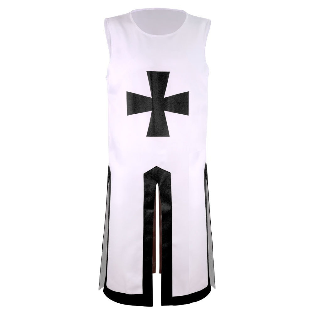 Medieval Tunic Royal Knight Renaissance Roman Mens Costume Warrior Crusader Belt